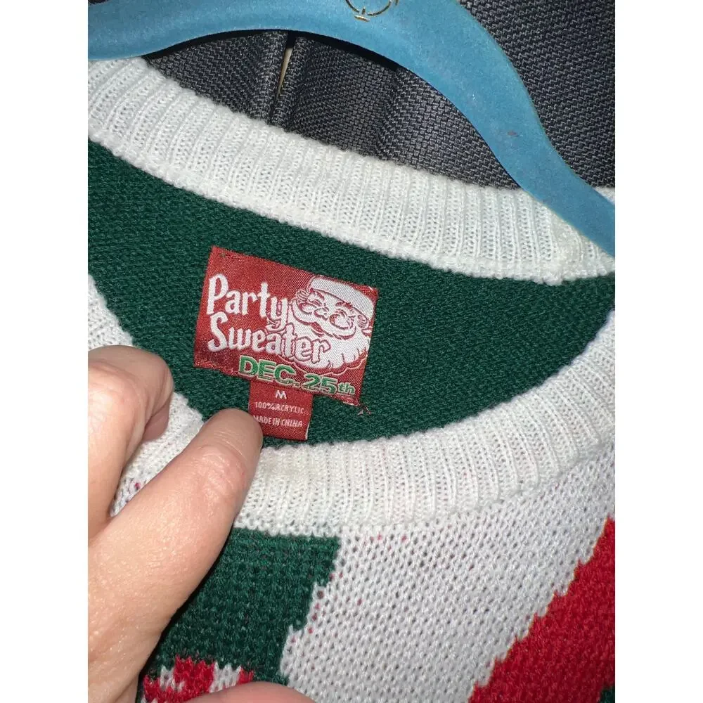 Ugly Christmas Sweater Xmas Size Medium - Picture 2 of 3